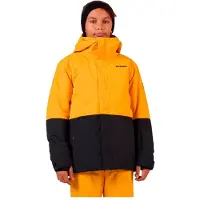 Rossignol - Kinder ski jassen - Jr Outerlimits Insulated Jacket Saffron Ylw voor Unisex - Kindermaat 10 jaar - Geel