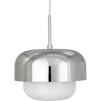 Dyberg Larsen Hanglampe , Haipot, dimbare, Metallic, Woonkamer, Metaal, Scandinavisch