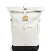 Sandqvist - Fietsforensen - Icon Rolltop Backpack M Birch voor Unisex van Aluminium - Wit