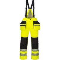 Portwest PW3 Hi-Vis winterbroek PW351 - Geel/Zwart - S