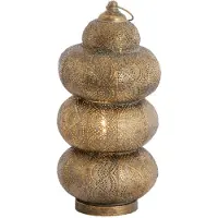 Light & Living Tafellamp Ø19,5x42 cm KAITO bruin goud