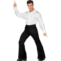 Widmann Zwarte disco broek heren