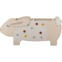 Bloomingville Bücherregal - 87 cm - Villja - Weiß m. Punkte - - One Size - Aufbewahrung