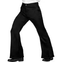 Widmann Zwarte disco broek heren