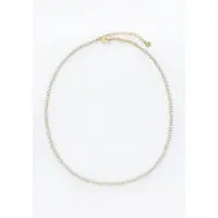 Notre-V Dames Sieraden Necklace Strass - Goudkleurig - Maat ONESIZE