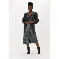 Ibana Mojito Anthracite Maat: 34 | Midi Jurken Outlet | Dames | Zwart