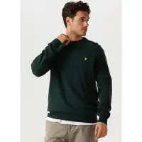 Lyle & Scott Heren Truien & Vesten Lambswool Blend Crew Neck Jumper - Groen - Maat XS