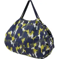 Shupatto Shopper 'Compact Bag L' blauw denim / groen / wit