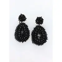 Notre-V Dames Sieraden Earring Beads - Zwart - Maat ONESIZE