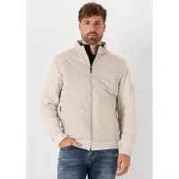 Gentiluomo Heren Jassen Cardigan Zip - Beige - Maat S