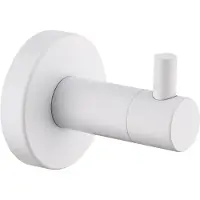 Best design White handdoekhaakje wit mat