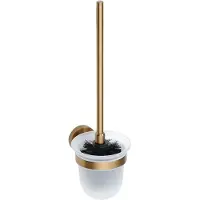 Sapho X-Round hangende toiletborstelhouder koper geborsteld