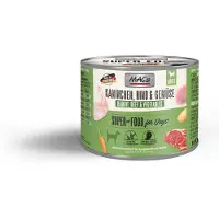 Mac'S Hondenvoer Natvoer Blik - 70% Konijn & Groente - 6 x 200g
