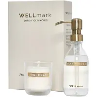 Wellmark Discover giftset - handzeep en geurkaars - fresh linnen - helder glas 8720938454592