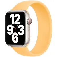 Apple Siliconen solobandje voor de Watch | 38/40/41/42 mm - Maat 4 - Sunglow