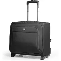 Port Designs HANOI II - Laptop Trolley - Koffer met Laptopvak tot 15.6 inch - Zwart