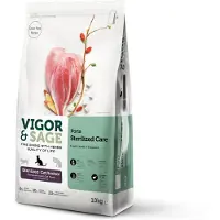 Vigor and Sage Kattenvoer Droog Adult Sterilized Care Poria 10 Kg