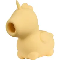 Unihorn Bean Blossom - clitorisstimulator oplaadbaar unicorn - siliconen geel