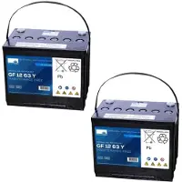 Exide Vervangingsaccu Voor Vermeiren Carpo 4 Scooter 24V 2 X 12V 63Ah