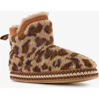 Thu!s gevoerde dames pantoffels met luipaardprint maat 41