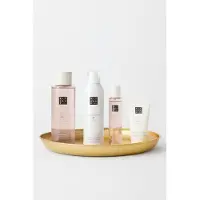 RITUALS of Sakura - Geschenkset - Bath Foam 500 ml - Doucheschuim 200 ml - Body&Hair Mist 50 ml - Body Cream 70 ml - Product - Luxe Gouden Rond Decoratieve Dienblad