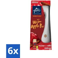 Glade - Houder Automatische Spray - Warme Appeltaart Limited Edition - 269 ml - Voordeelverpakking - 6 stuks
