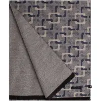 Tresanti sjaal geprint blauw