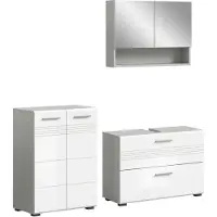 Furnilux Copa badkamercombinatie hoogglans mdf tz lichtgrijs nb