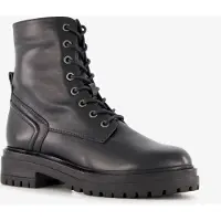 Harper leren dames veterboots zwart maat 42