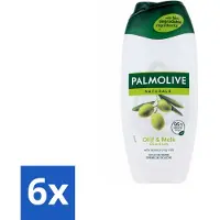 Palmolive 6 x - Naturals - Douchecréme - Olijf & Melk - Natuurlijke ingrediënten - 250 ml - Douchecrème - Olijf - Melk - Natuurlijke Ingrediënten - Hydratatie