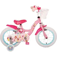 Volare Disney Princess Kinderfiets - Meisjes - 14 inch - Roze - Twee handremmen