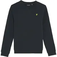 Lyle & Scott Jongens Truien & Vesten Brush Back Crew Neck Sweatshirt - Bordeaux - Maat 128/134