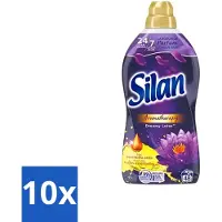 Silan 10 x Aromatherapy - Wasverzachter - Dreamy Lotus - Essentiële Oliën en Langdurige Parfum - 48 Wasbeurten - 1.056L - Wasverzachter - Geur - Essentiële Oliën - Kleding Verzorgen - Wasmachine
