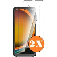 Ntech Screenprotector geschikt voor Samsung Galaxy XCover 7 Pro / XCover 7 / 6 Pro - gehard Glas Tempered Glass - 2 Stuks
