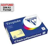 Clairefontaine Gekleurd papier Geel 80 grams A3 (500 vel)
