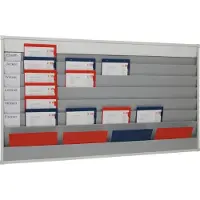 Eichner Werkorder planbord met 5 rijen 6 sleuven en opbergvak
