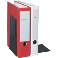 MAUL Boekensteunen staal 24 x 16.8 x 24 cm zwart