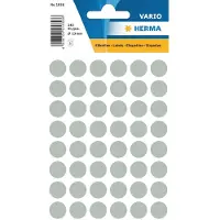 Herma Multipurpose-etiketten, Ø 13 mm, rond grijs, permanent hechtend, om met de hand - 10 stuks