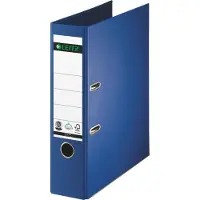 Leitz ordner 1007/1008, A4, rugbreedte 80 mm, 10 stuks, blauw