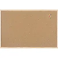 BI-Office kurkbord met houten kader | ft 90 x 60 cm