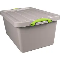 Really Useful Boxes Really Useful Box Recycled opbergdoos 61 l, nestbaar, grijs