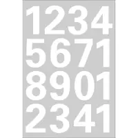 Herma Nummeretiketten 4170 Klevend Wit 25 mm 1 Vellen à 16 Etiketten