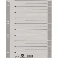 Leitz Scheidingsbladen 1652 karton a4 230gr grijs