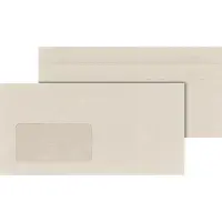 Mailmedia enveloppen DIN lang, zelfklevend, venster links, 1000 stuks