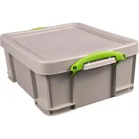 Really Useful Box opbergdoos 18 liter | gerecycleerd | grijs