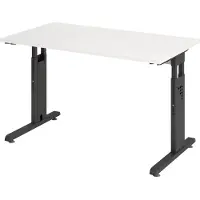 Hjh OFFICE PRO MEGA 612 G - Tafelhoogte I In hoogte verstelbaar Wit/Grafiet