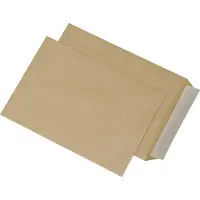 Eurokuvert Verzendenveloppen, zonder venster, klevend, 90 g/m², C5, 500 st., bruin