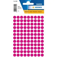 Herma Huismerk Herma 1836 Etiket Rond 8mm Roze - 10 Pakje met 5 velletjes stickers