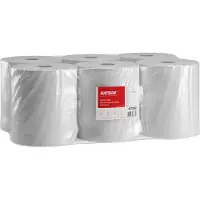 Katrin Basic Handdoeken Rol Wit 1-laags 433382 6 Rollen à 300 m