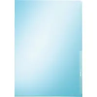 Leitz zichtmap Premium 4100, A4, glad, 100 stuks, blauw